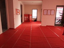 嘉里华庭现代中式装修现场