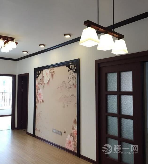 75平新中式装修施工现场